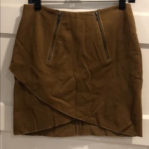 Brown Wool Mini skirt 2